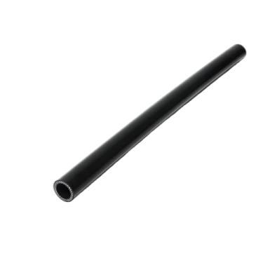 Imagem de I33T Tubo de silicone automotivo, mangueira de silicone de acoplador reto ID 1" (25 mm), mangueira universal de refrigeração de radiador de alta temperatura de 3 camadas 1,6FT (0,5 m) (preto)