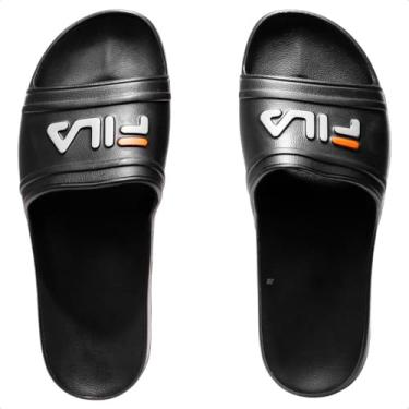 Imagem de Chinelo Masculino Fila Sleek Slide Preto+cinza 41