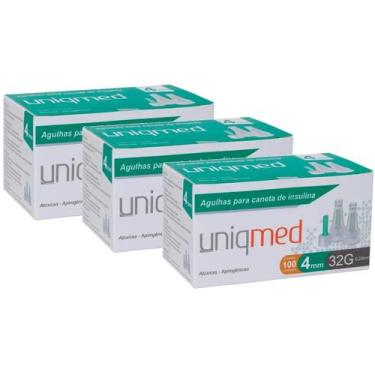 Imagem de Agulha Verde para Caneta Universal Insulin a Uniqmed 4mm 32G 0,23MM Ki