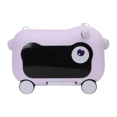 Imagem de Asixxsix Kids Ride On Suitcase, PP ABS Multi Functional Large Capacity Airline Travel Suitcase com 2 Handle, Strap, Scooter Baggage for Children Travel, Boys Girls Ages 2-15 Years (PURPLE)