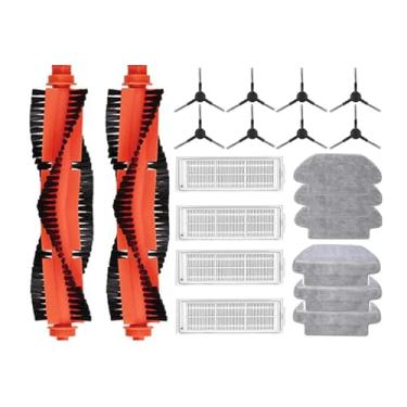 Imagem de Compatible With Xiaomi Mijia Mi Robot Vacuum-Mop Pro STYTJ02YM 2S/3C/Conga 3490 Viomi V2 PRO V3 Vacuum Cleaner Main Side Brush Hepa Filter(Light Grey)