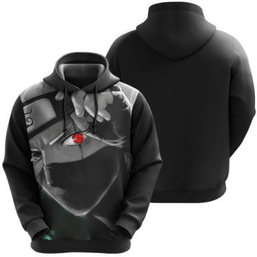 Imagem de Blusa De Moletom Naruto Kakashi Hatake Naruto Shippuden Anime - Exo, P