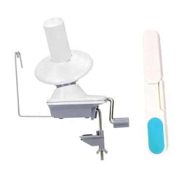 Imagem de Fenteer Enrolador de Fios de Lã Fácil de Usar, Multifuncional, Manual, para Trabalhos Manuais.