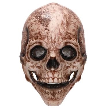 Imagem de EJWCIG Skull Mask Skeleton Scary Realistic Halloween Creepy Moving Jaw Helmet For Men Cod Ghost Cosplay Costume Head Hacker Masks Skulls Heads Adults