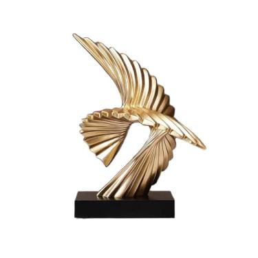 Imagem de hezhuhe2258 Ornamentos de mesa escultura abstrata decorações de escritório casa escritório mesa ornamentos resina promoção presentes