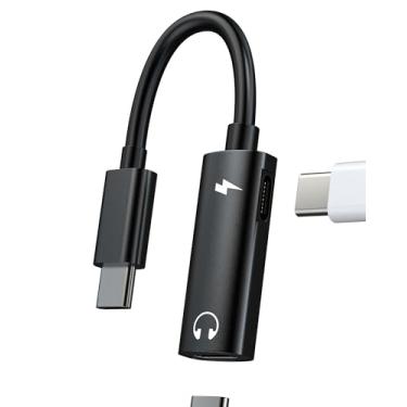 Imagem de Divisor USB C para iPhone 17 16 15 Pro Max (2 em 1) tipo C para adaptador de cabo de fone de ouvido conversor de carregamento auxiliar duplo carregador de áudio Tomada fêmea para Apple para iPad