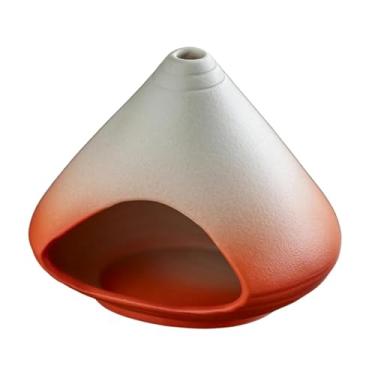 Imagem de WeiLaiKeQi Porta-incenso de cerâmica, acessório decorativo para armário ou quarto, Gradiente Vermelho