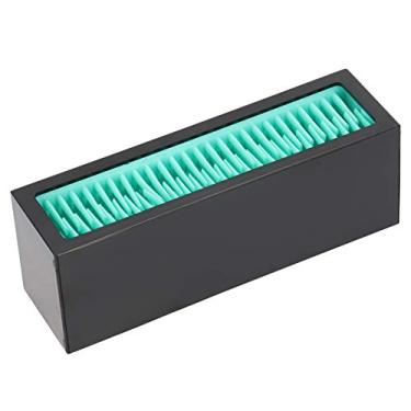 Imagem de ZJchao Porta -Maquiagem Portador de Pincel Silicone Batom Cosmético Caixa de Armazenamento de Maquiagem para Armazenamento Multifuncional (Lago azul + preto)