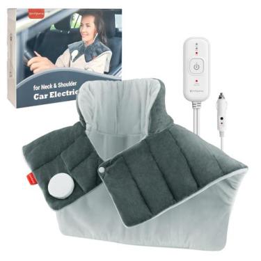 Imagem de Cobertor elétrico para carro Comfytemp Heated Neck Shoulder 12V/24V