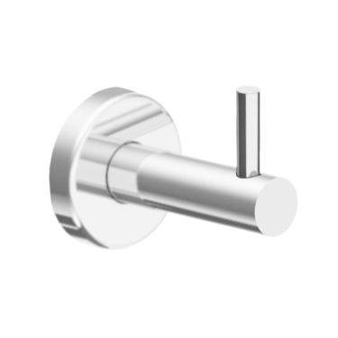 Imagem de Cabide Gancho Para Banheiro Escovado Atenas Grego Metal