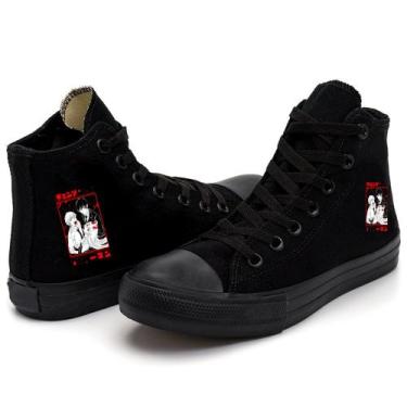 Imagem de Tênis Cano Alto Star Denji Power e Aki Anime Desenho - All Bots, Preto