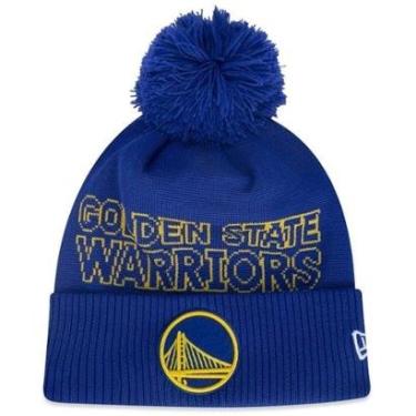 Imagem de GORRO NEW ERA GOLDEN STATE WARRIORS DRAFT AZUL AMARELO-Masculino