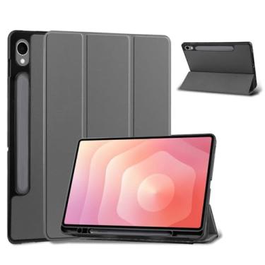 Imagem de Capa para tablet Samsung Galaxy Tab S11 de 11 polegadas, capa de proteção para tablet NOUKAJU com compartimento para caneta, função de suporte, resistente a quedas, antiarranhões, capa de proteção
