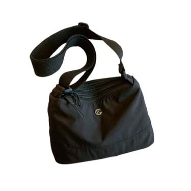 Imagem de Bolsa de tecido de nylon de grande capacidade (preta)