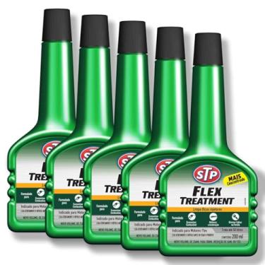 Imagem de Aditivo Limpa Bico Injetor Motor FLEX TREATMENT 200ml STP 5 unidades