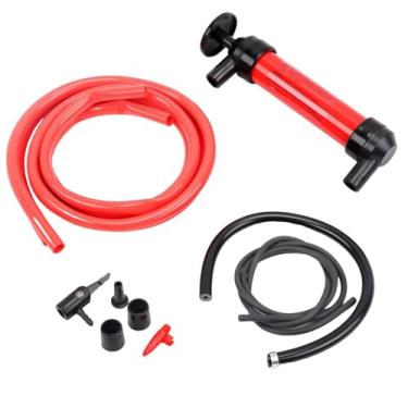 Imagem de Bomba de sifão de óleo para automóveis | Bomba de sifão portátil de transferência manual de óleo | Extrator de óleo eficiente à prova de vazamento de transferência de fluido multiuso para automóveis