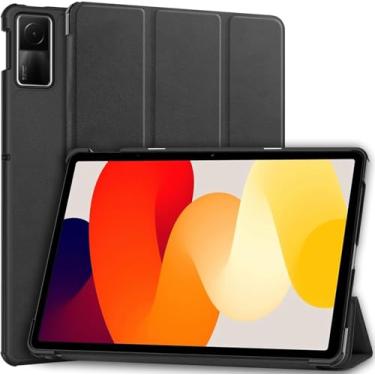 Imagem de GOZOPO Capa para tablet Xiaomi Redmi Pad SE 2023 (11 polegadas), capa protetora de suporte fino com função de hibernar automática para Redmi Pad SE