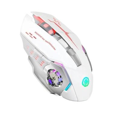 Imagem de Mouse Gamer Sem Fio Bluetooth Com Retroiluminação RGB 3600 DPI Silenci