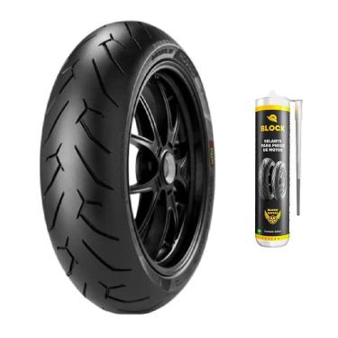 Imagem de Pneu Cb 650 F 180/55r17 Zr 73w Tl Diablo Rosso 2 Pirelli + Selante