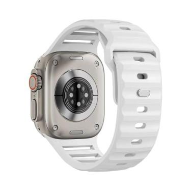 Imagem de Pulseira De Silicone Esportiva Para Apple Watch De 45mm, 44mm, 49mm, 4