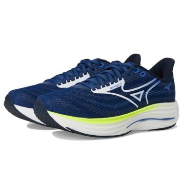 Imagem de Mizuno Tênis masculino Wave Rider 29, Azul/branco, 40