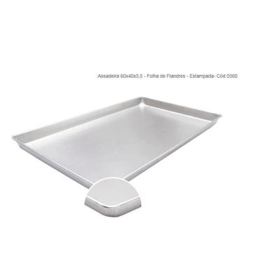 Imagem de Assadeira De Confeiteiro Retangular Imeca 60 X 40