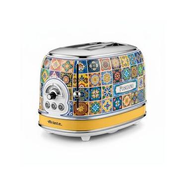 Imagem de Torradeira Ariete Positano 155, 750W, 220V, Desligamento Automático, Estilo Vintage