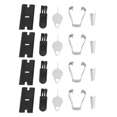 Imagem de Pissente Pontas de Substituição para Stylus, 20 Pontas e 4 Ferramentas de Instalação para Tab S9 S9 Plus Ultra FE, Deslize Suave Com Material ABS (branco e cinza)