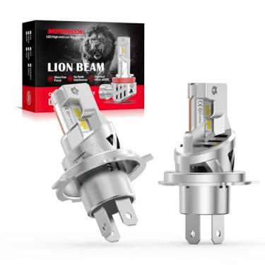 Imagem de Lâmpada de Farol LED HB4 Super Brilhante Branco 6000K - Lâmpada de Atualização de Farol HB4 9006 Sem Erro Canbus - Baixo LED e DRL - Lâmpadas de 12v 55w Pacote com 2 Unidades