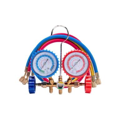 Imagem de Kit Manifold com Visor e Jogo de Mangueira 90cm Dugold DG5MF-COMF