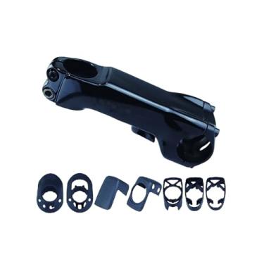 Imagem de Acessórios para bicicleta: Mesa de carbono completa com riser, cabeamento interno integrado e cockpit oculto, compatível com guidões SL7 de 70 mm a 130 mm.(100mm)