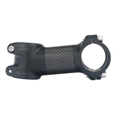 Imagem de Mesa de bicicleta em carbono fosco 10/17/25/35 graus, mesa para MTB 60/70/80/90/100mm, peças para ciclismo de potência(10 degrees-110mm)