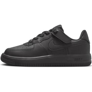 Imagem de Easy On Nike Air Force 1 Low - Preto, Preto, 10.5 Little Kid