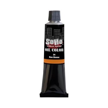 Imagem de Soho Urban Artist Tinta a óleo - Siena crua, tubo de 170 ml - Cores a óleo mais valorizadas para pintura, excelente carga de pigmento