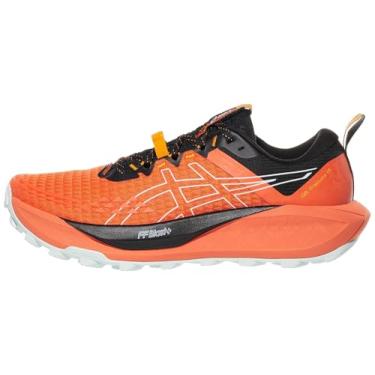 Imagem de Asics Tênis de corrida masculino Gel-Trabuco 13, Nova Orange/Pure Aqua, 38