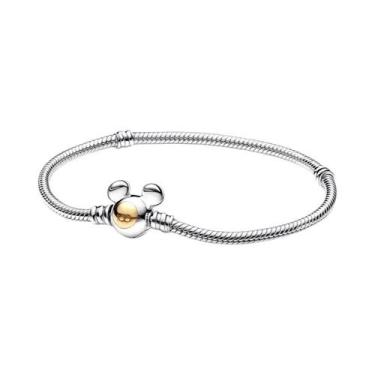 Imagem de Pulseira DIY De Prata Esterlina 925 Com Coração, Coroa E Corrente De O