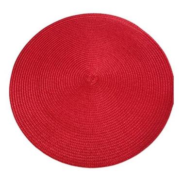 Imagem de Jogo Americano Redondo 1 Lugar Mesa Posta Sousplat Supla - Yang, VERME