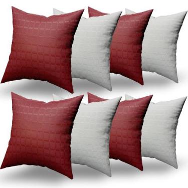 Imagem de Almofadas Decorativas 8 Unidades Com Ziper e Refil Silicone - RT, KAST