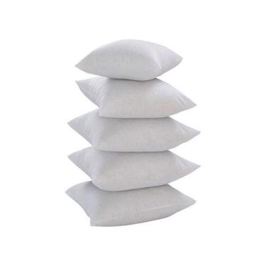 Imagem de Kit Com 5 Refis De Almofada 55x55 Silicone Para Capas 50cm - RT