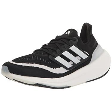Imagem de adidas Tênis de corrida feminino Ultraboost Light (Ultraboost 23) preto/branco/preto 37, Preto/branco/preto, 7.5
