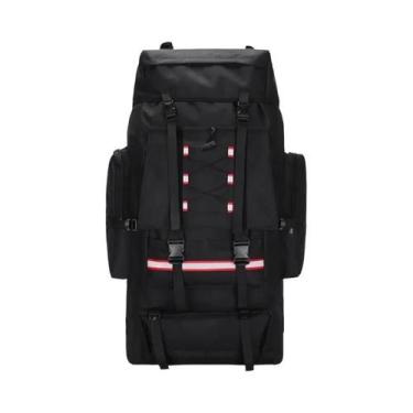 Imagem de Mochila Grande De 130L Para Caminhadas E Camping Masculina Bolsa De Vi