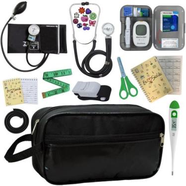 Imagem de Kit Enfermagem Completo Top + Medidor Glicose  - PREMIUM, P.A. Med, IN