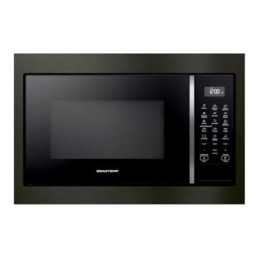 Imagem de Micro-ondas de Embutir Brastemp Eclipse Collection 32L com 18 Receitas Pré-Programadas e Design Sofisticado - BM146AP 220V