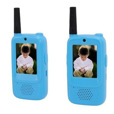 Imagem de Heayzoki Vídeo Walkie Talkies para Crianças, Rádios Infantis de 2 Vias, 1.640,4 Pés de Longa Distância, Tela de 2,0 Polegadas, Brinquedos de Intercomunicação de Vídeo Sem Fio