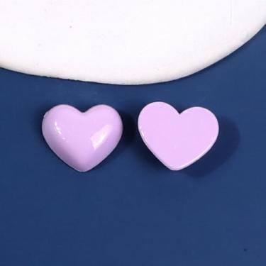 Imagem de 20 peças de adesivos de coração de acrílico vermelho, para capas de celular, álbuns de fotos, bolsas, chapéus, roupas, presentes, acessórios decorativos para o dia dos namorados, fabricação de joias