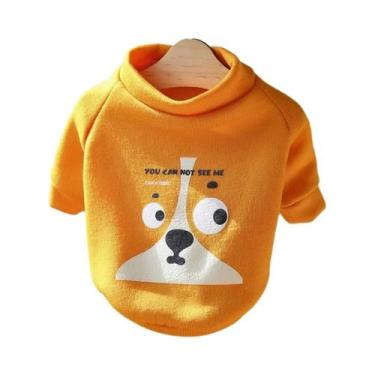 Imagem de Desenhos animados gato e cachorro pulôver, Pet Clothes, Dog Shirt, Out