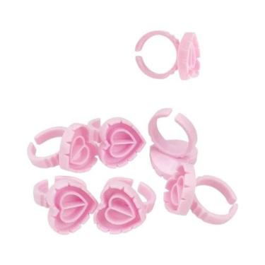 Imagem de Copo De Cola Plástico Descartável Em Forma De Coração Para Extensão De