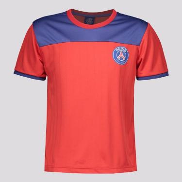 Imagem de Camisa PSG Grasp Infantil Vermelha e Azul-Unissex
