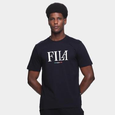 Imagem de Camiseta Fila Italy Letter Masculina-Masculino