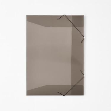 Imagem de Kit 5 Pastas Aba Oficio Com Elastico Dac Fume